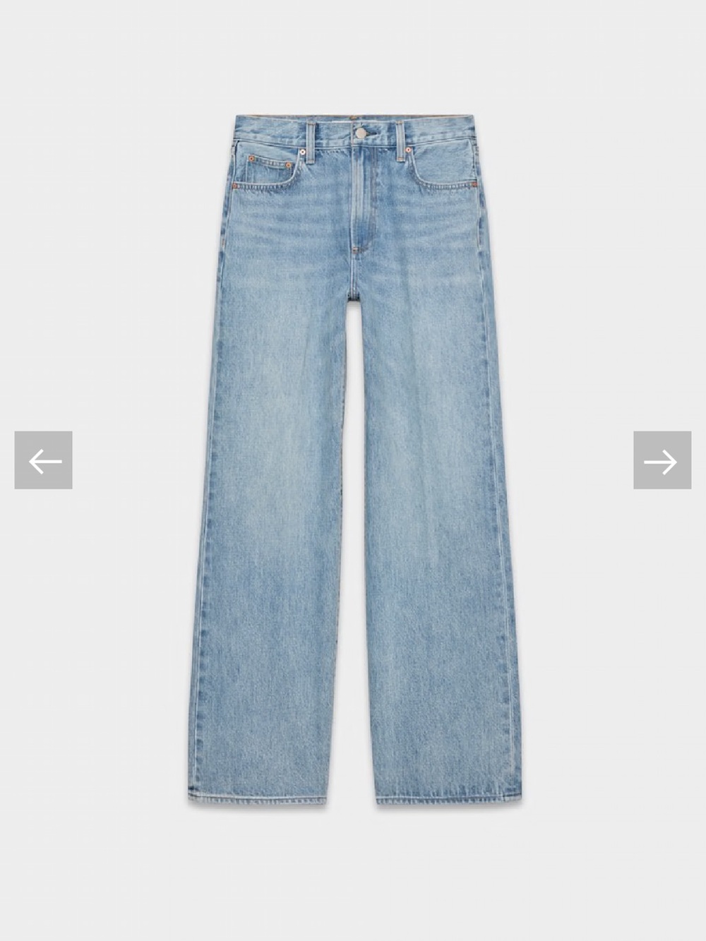 Denim Forum The Farrah Hi-Rise Wide Jean